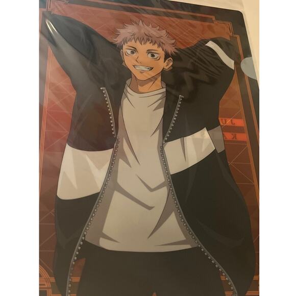 JUJUTSU KAISEN Yuji Itadori - ANIME - Acrylic Clear File / Poster - NEW - Picture 4 of 7